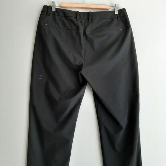 KIT & ACE Classic Slim Leg Flat Front Dress Pants Black Sz 32 - Picture 7 of 12